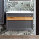 Бриклаер Мебель для ванной Берлин 80 оникс серый с ручкой дуб золото – фотография-25